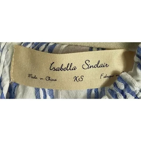 Anthropologie | Isabella Sinclair Getaway Ruffled Top, size XS - Picture 8 of 10